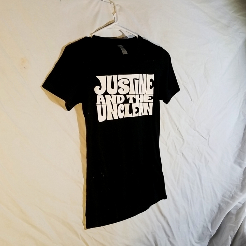 Justine and the Unclean- Tee - Rum Bar Records Music S